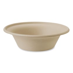 World Centric® Fiber Bowls, 11.5 Oz, Natural Paper, Pack Of 1,000 Bowls