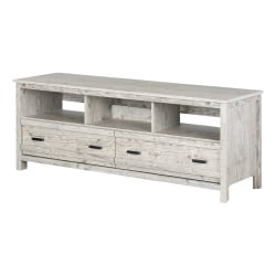 South Shore Exhibit TV Stand For 60" TVs, Seaside Pine
