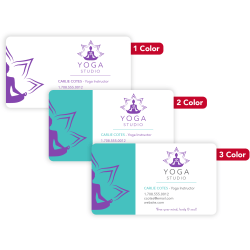 1, 2 Or 3 Color Custom Printed Labels And Stickers, Rectangle, 2" x 3-1/2", Box Of 250