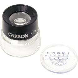 Carson LumiLoupe - LL-20 - Overall Size 2" Height x 1.8" Diameter - Acrylic Lens