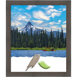 Amanti Art Hardwood Chocolate Picture Frame, 23" x 27", Matted For 20" x 24"
