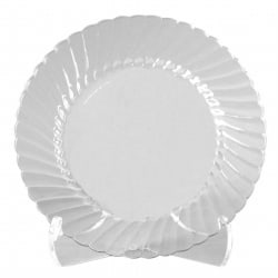 Classicware® Clear Plastic Plates, 9", Pack Of 180