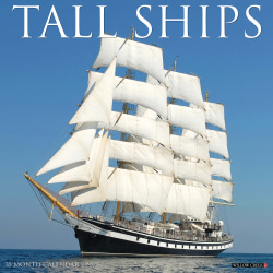 2025 Willow Creek Press Hobbies Monthly Wall Calendar, 12" x 12", Tall Ships, January To December, 45077