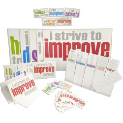 Inspired Minds Inner Strength Ultra Booster Set, Posters, Magnets, Notes, Page Keepers, Note Cards, 150 Pieces
