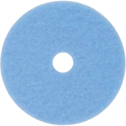 3M 3050 Hi-Performance Burnish Pads, 27", Sky Blue, Case Of 5 Pads