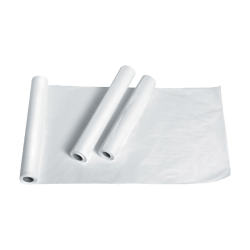 Medline Deluxe Smooth Exam Table Paper, 18" x 125', Crepe, Carton Of 12 Rolls
