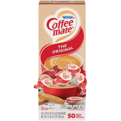 Nestlé® Coffee-mate® Liquid Creamer, Original Flavor, 0.38 Oz Single Serve x 50