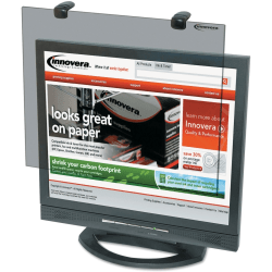 Innovera Standard Screen Filter Black - For 18" , 17"LCD Monitor - Acrylic, Plastic - Anti-glare - 1