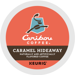 Caribou Coffee® Single-Serve Coffee K-Cup®, Caramel Hideaway, Carton Of 24