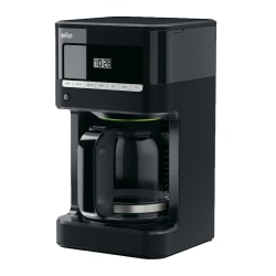 Braun BrewSense 12-Cup Programmable Coffeemaker, Black