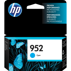 HP 952 Cyan Ink Cartridge, L0S49AN