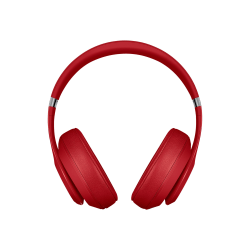 Beats Studio3 Wireless - Headphones with mic - full size - Bluetooth - wireless - active noise canceling - 3.5 mm jack - noise isolating - red