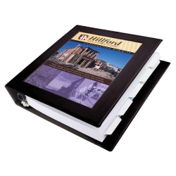 Avery® Heavy-Duty Framed View 3-Ring Binder, 1.5" One Touch EZD® Rings, Black, 1 Binder