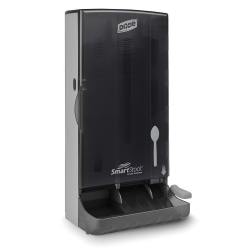 Dixie® SmartStock® Dispenser For SmartStock Spoons, 17 5/16"H x 8 1/4"W x 6 1/8"D, Smoke