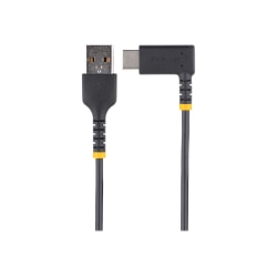 StarTech.com USB-A to C Right-Angle Charging Cable, 6'
