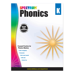 Carson-Dellosa Spectrum Phonics Workbook, Kindergarten