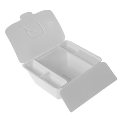 Eco-Products Vanguard Folia Take-Out Containers, 3-1/2"H x 9"W x 7-1/2"D, Pack Of 150 Containers