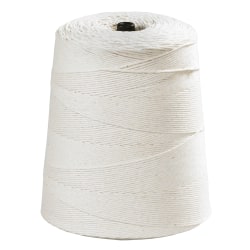 Partners Brand Cotton Twine, 16-Ply, 40 Lb, 3,100', White