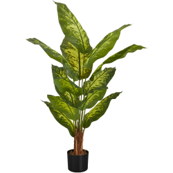 Monarch Specialties Alannah 47-1/4"H Artificial Plant With Pot, 47-1/4"H x 25-1/2"W x 25-1/2"D, Green