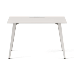 Branch Furniture Office Desk, 48" x 24", White/White