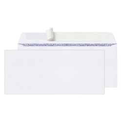 Office Depot® Brand #10 Security Envelopes, Clean Seal, White, Box Of 100