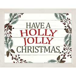 Timeless Frames® Holiday Framed Art, 18" x 14", Holly Jolly