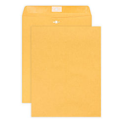 Office Depot® Brand Manila Envelopes, 10" x 13", Clasp Closure, Brown Kraft, Box Of 25