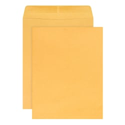 Office Depot® Brand 10" x 13" Manila Catalog Envelopes, Gummed Seal, Brown Kraft, Box Of 250