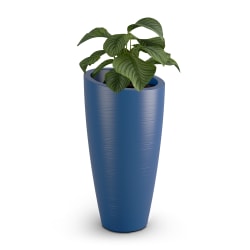 Mayne Modesto Planter, 32"H, Neptune Blue