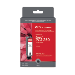 Office Depot® Brand Remanufactured Black Ink Cartridge Replacement For Canon® PGI-250, ODPGI250B