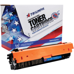 SKILCRAFT® TAA Compliant Remanufactured Cyan Toner Cartridge Replacement For HP 508A, CF361A