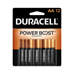 Duracell® Coppertop AA Alkaline Batteries, Pack Of 12