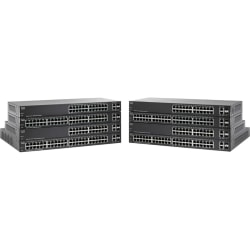 Cisco SF220-24 24-Port 10/100 Smart Plus Switch - 24 Ports - Manageable - 10/100Base-TX, 10/100/1000Base-T, 1000Base-X - 2 Layer Supported - 2 SFP Slots - Desktop, Rack-mountable - Lifetime Limited Warranty