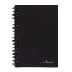 Office Depot® Brand Wirebound Business Notebook, 3 3/8" x 5", Narrow Ruled, 160 Pages (80 Sheets), Black