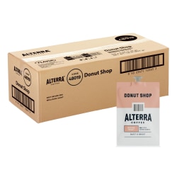 FLAVIA® Coffee ALTERRA® Single-Serve Coffee Freshpacks, Donut Shop® Medium Blend, Carton Of 100