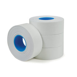 Office Depot® Brand 1-Line Price-Marking Labels, White, 1,200 Labels Per Roll, Pack Of 4 Rolls