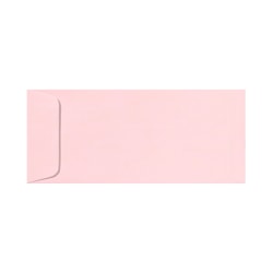 LUX Open-End Envelopes, #10, Peel & Press Closure, Candy Pink, Pack Of 50