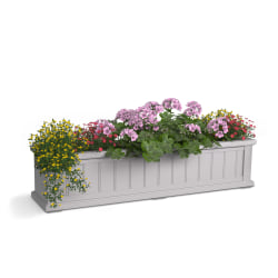 Mayne Cape Cod Window Box Planter, 4', White