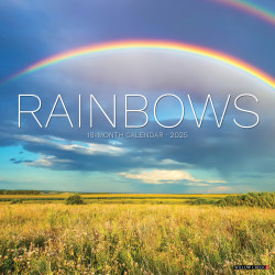 2025 Willow Creek Press Wall Calendar, 12" x 12", Rainbows, January 2025 To December 2025, 44636