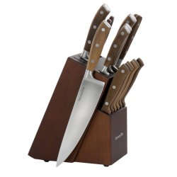 Kenmore Elite Cooke 14-Piece Cutlery Set, Dark Brown
