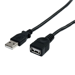 StarTech.com 6 ft Black USB 2.0 Extension Cable A to A - M/F - Extends the length your current USB device cable by 6 feet - 6ft usb extension cable - 6ft usb 2.0 extension cable - 6ft USB extension cord -6ft usb male female cable