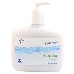 Medline Skintegrity Enriched Lotion Hand Soap, Fresh Scent, 16 Oz, Case Of 12 Bottles