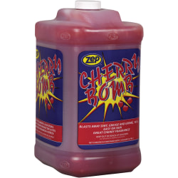 Zep Professional Cherry Bomb Heavy-Duty Liquid Hand Cleaner With Pumice, Cherry Fragrance, 1 Gallon, Pack Of 4 Jugs