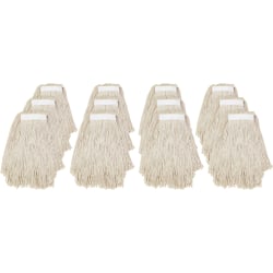 Genuine Joe 4-ply Cotton Narrow Band Mophead - Cotton