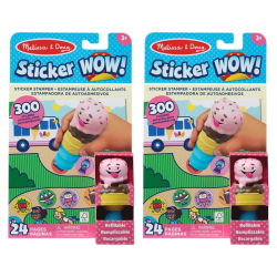 Melissa & Doug Sticker WOW! Activity Pad Set, Ice Cream, 300 Stickers Per Set, 2 Sets