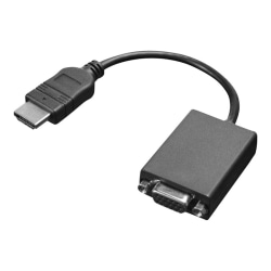 Lenovo - Adapter - HDMI male to HD-15 (VGA) female - 7.9 in