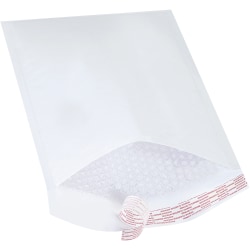 Partners Brand White Self-Seal Bubble Mailers, #4, 9 1/2" x 14 1/2", Pack Of 25