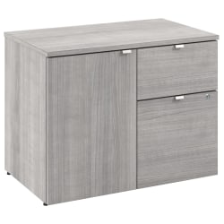 Stratus 30W Office Storage Cabinet with Drawers, Platinum Gray, Standard Delivery