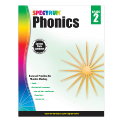 Carson-Dellosa Spectrum Phonics Workbook, Grade 2
