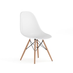 Flash Furniture Elon Series Plastic Chair, White